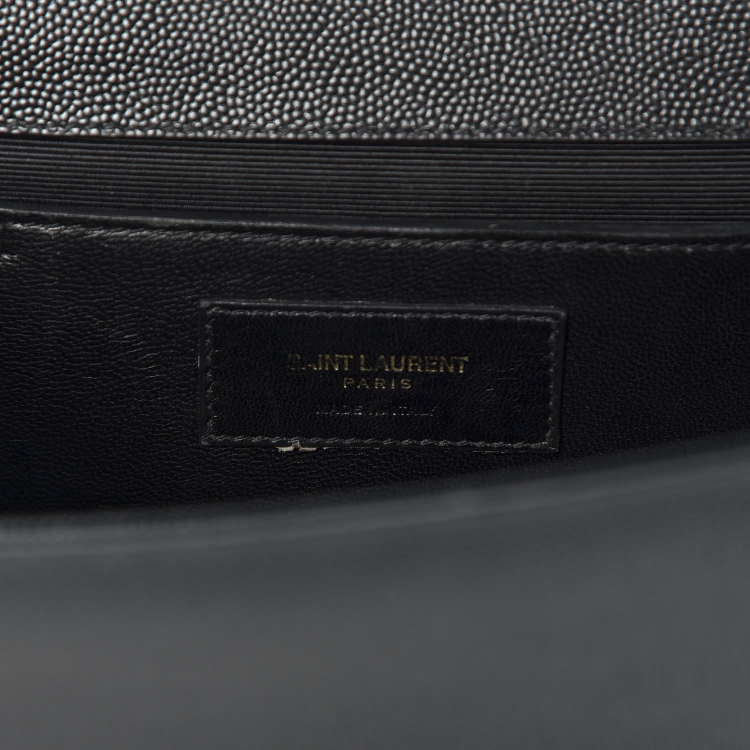 Saint Laurent Grain De Poudre Medium Classic Monogram Kate Satchel Black 8 of 9