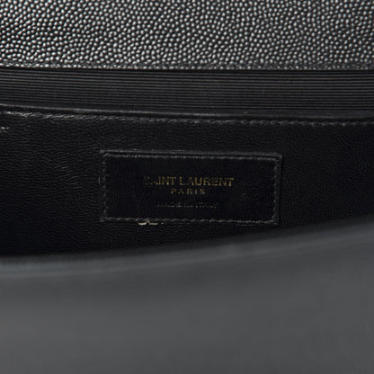 Saint Laurent Grain De Poudre Medium Classic Monogram Kate Satchel Black 8 of 9
