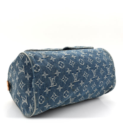 Louis Vuitton Monogram Denim Neo Speedy Blue 4 of 9