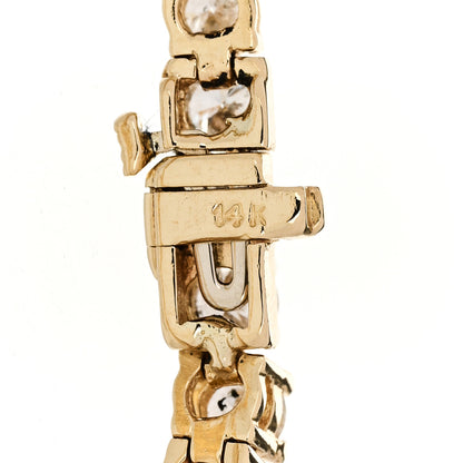 Parker & West by FASHIONPHILE 14K Yellow Gold Diamond 6.45ctw Tennis Bracelet 6 of 6