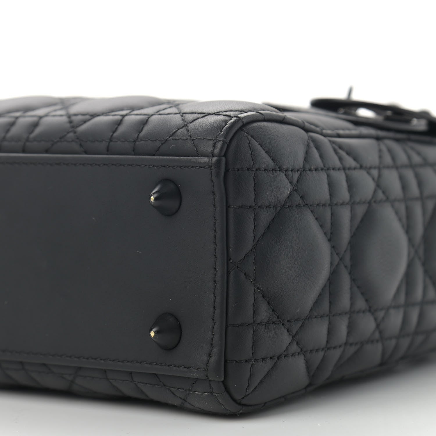 Christian Dior Ultra Matte Calfskin Cannage Small My ABCDior Lady Dior Black 10 of 16