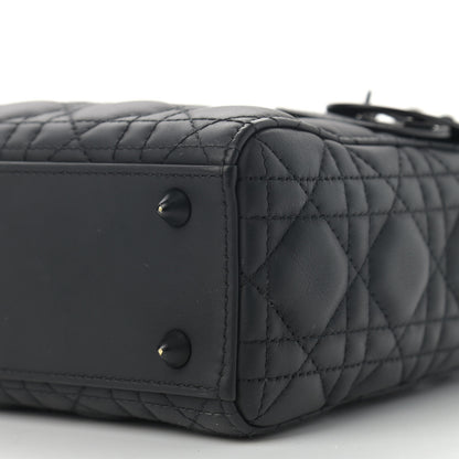 Christian Dior Ultra Matte Calfskin Cannage Small My ABCDior Lady Dior Black 10 of 16
