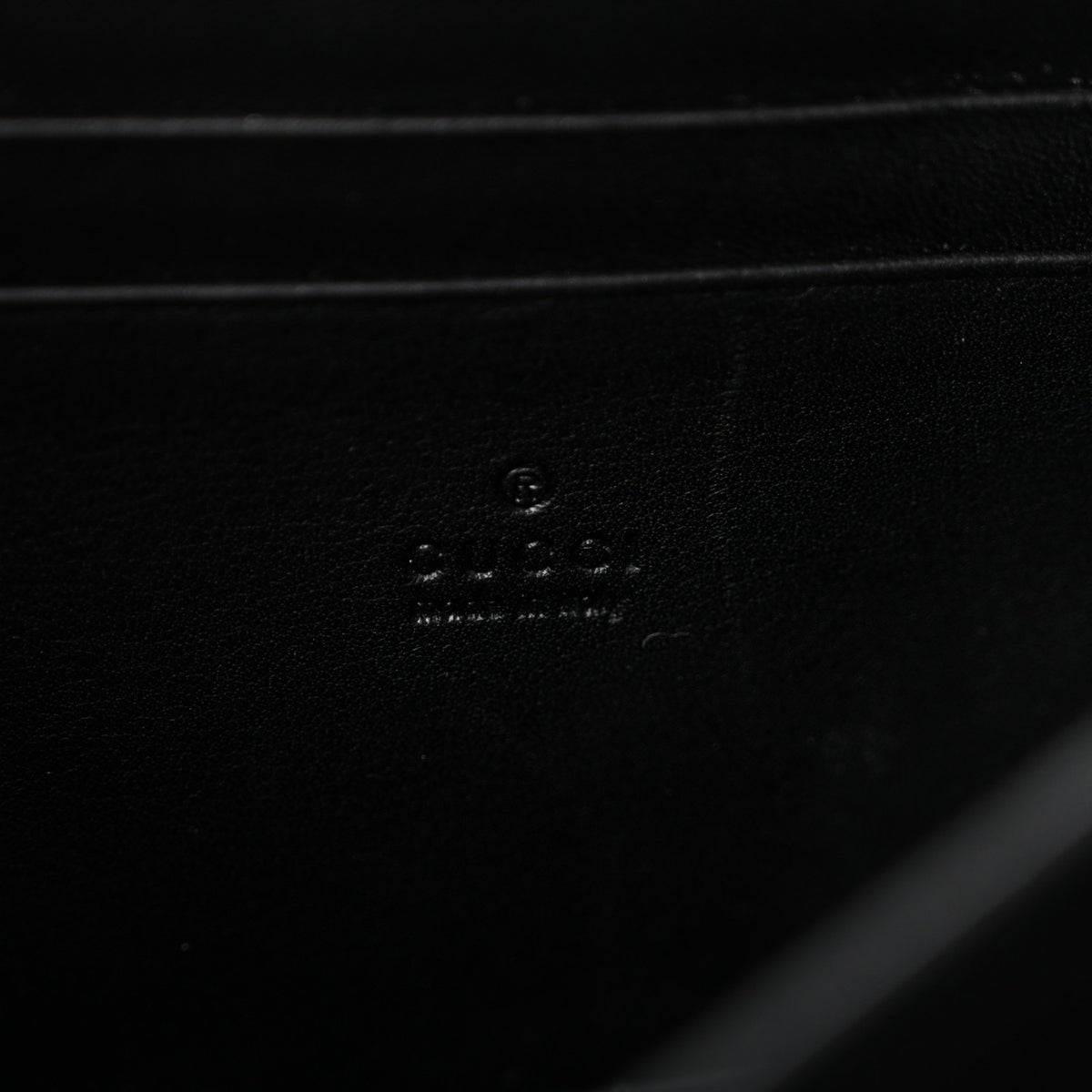 Velvet Matelasse GG Marmont Chain Wallet Black
