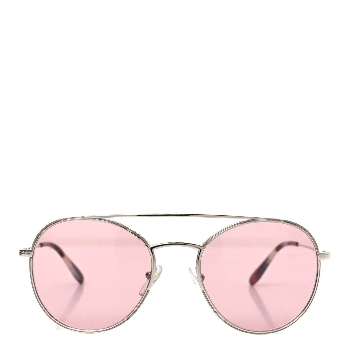 Round Sunglasses VPR 55U Rosa Silver