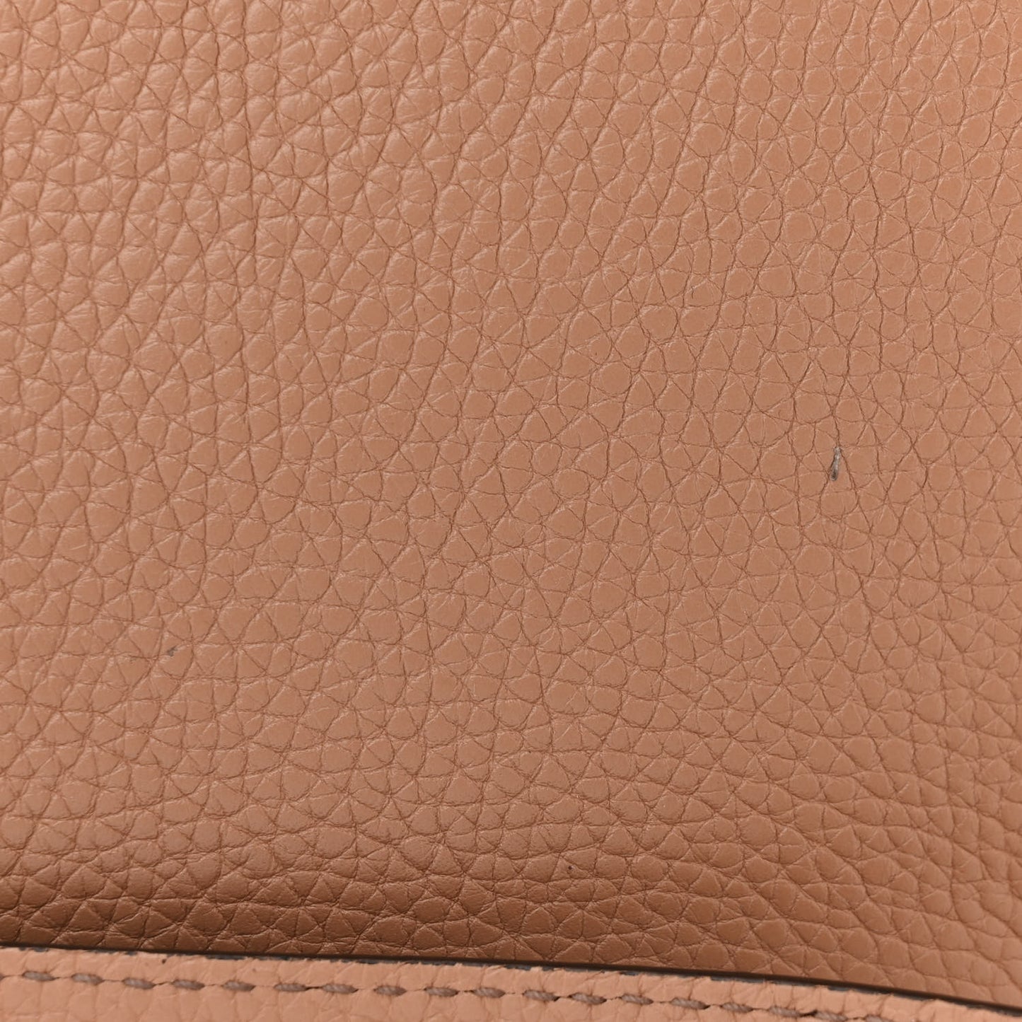 Pebbled Calfskin Small Soho Disco Bag Camelia