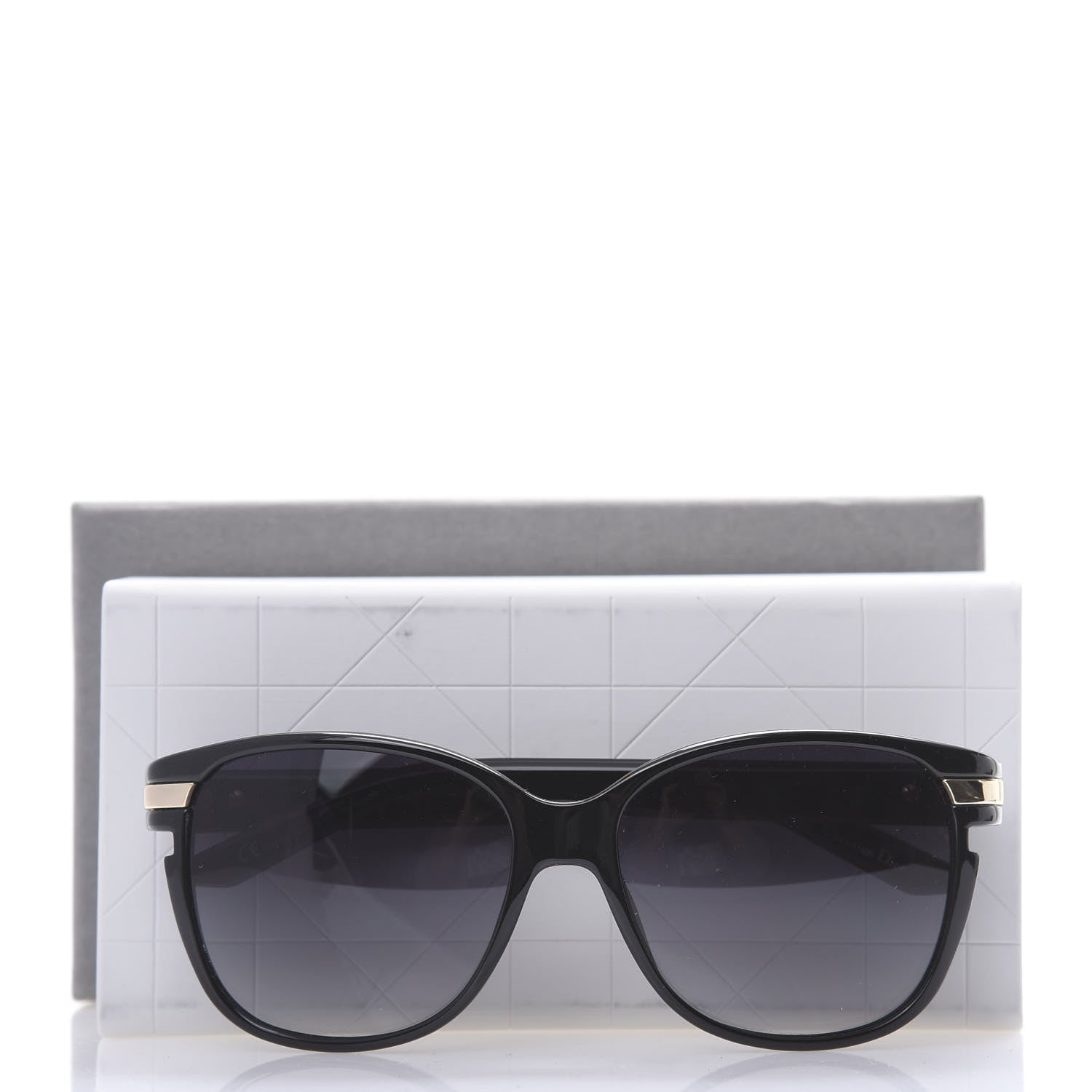 Christian Dior Acetate Diorific Sunglasses Black 8 of 8