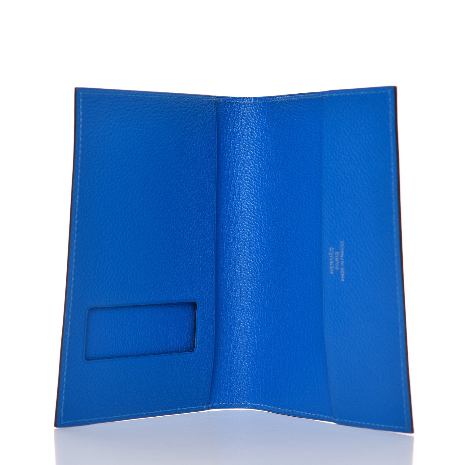 Hermes Evercolor MC2 Magellan Passport Holder Bleu Hydra 5 of 8