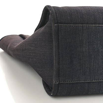 Chanel Denim Medium Deauville Tote Dark Blue 9 of 15
