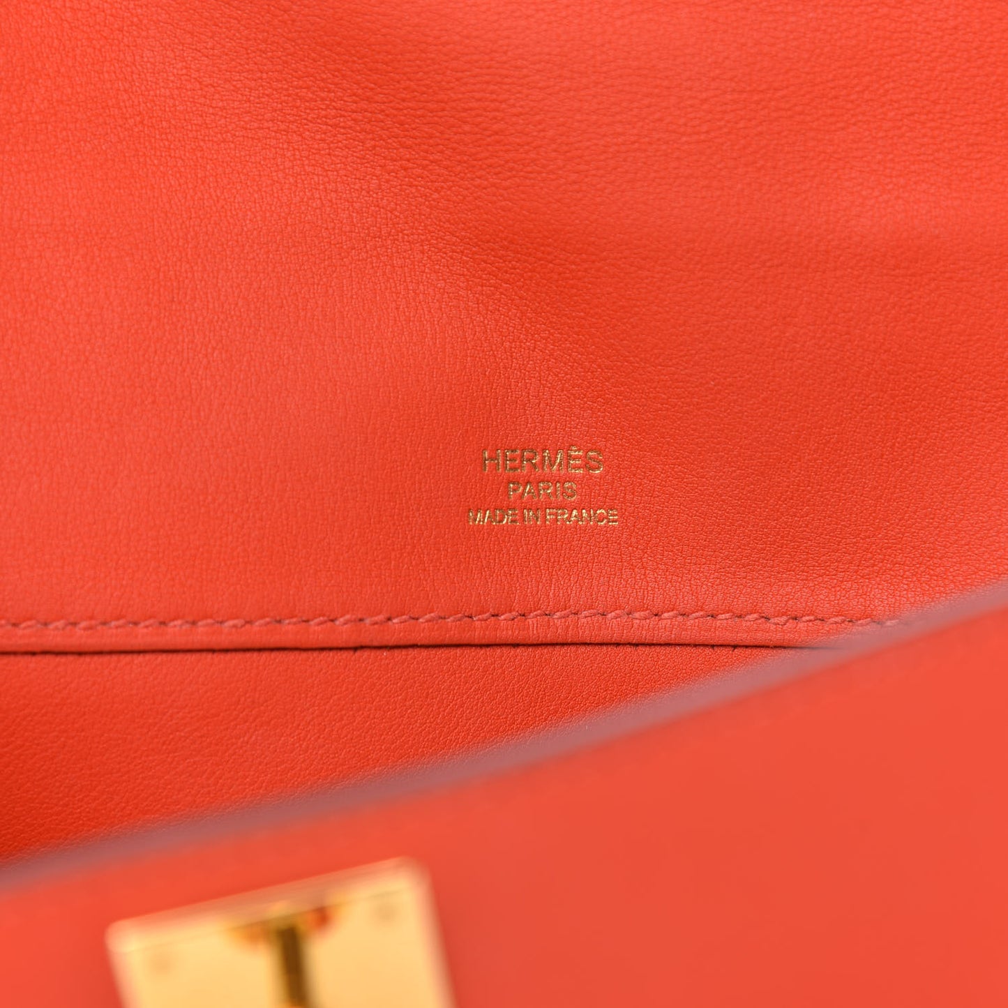 Swift Kelly Cut Clutch Pochette Capucine