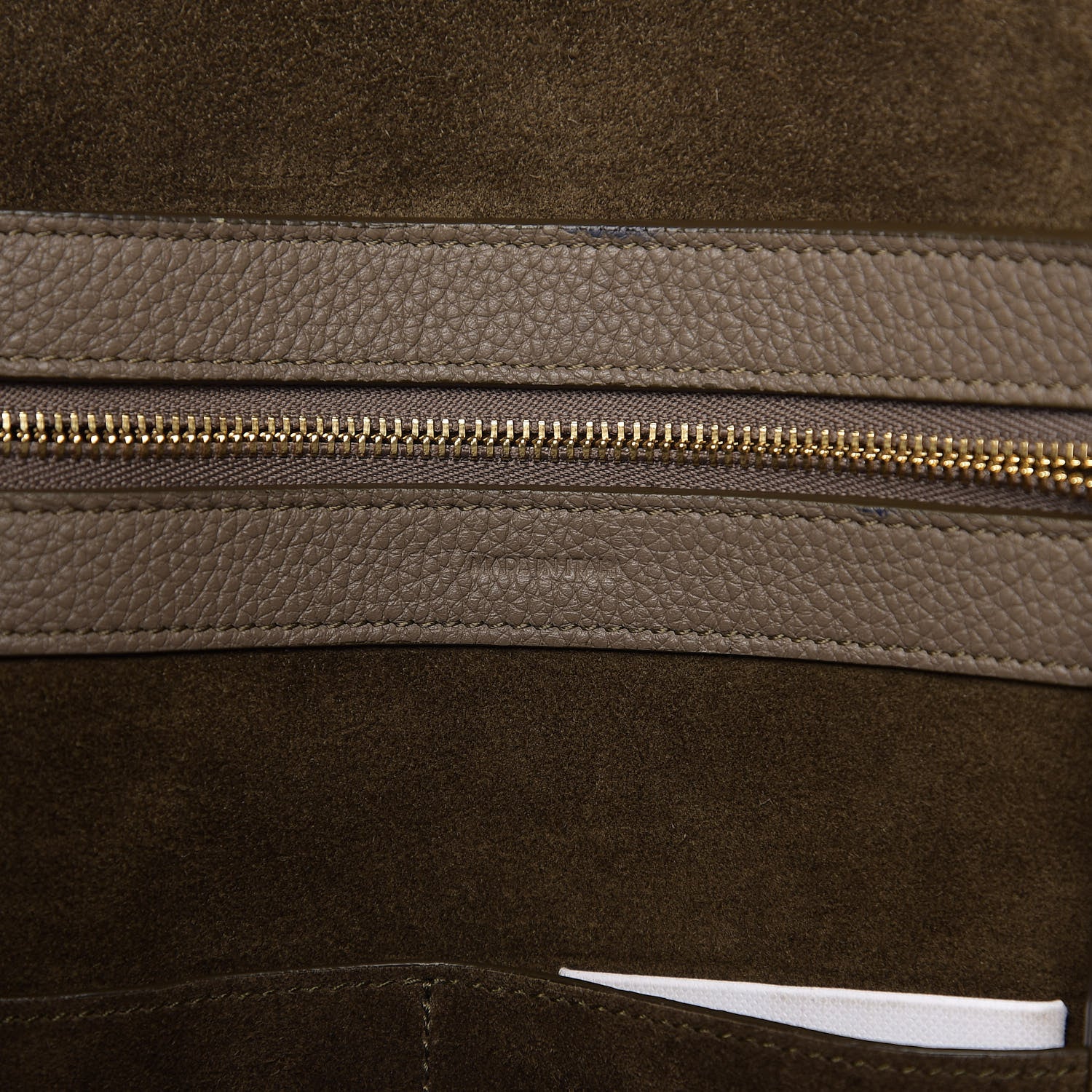 Celine Soft Grained Calfskin Small Belt Cabas Phantom Taupe 5 of 8