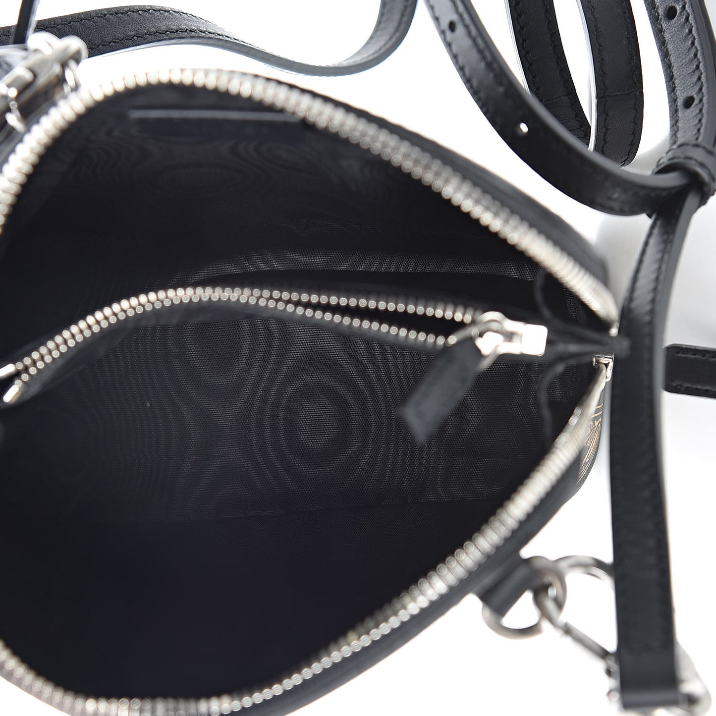 X SEGA Calfskin GUCCY Stars Mini Dome Shoulder Bag Black Gold