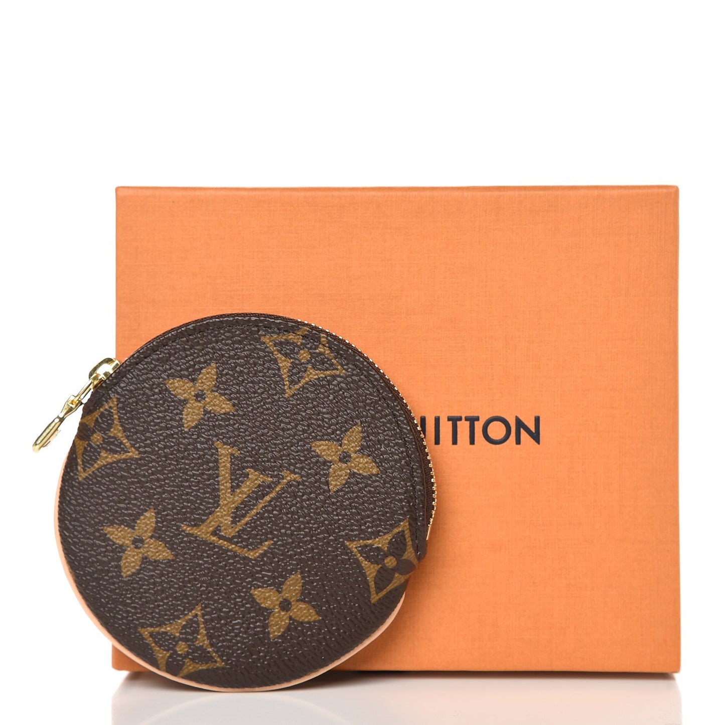 Monogram Round Coin Purse
