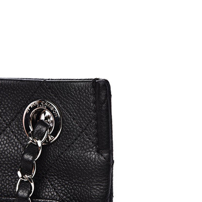 Chanel Caviar Stitched Small CC Pocket Shoulder Black 9 of 10