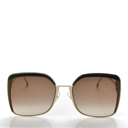 Fendi Metal Acetate F is Fendi Square Sunglasses FF 0294/S Gold 2 of 7
