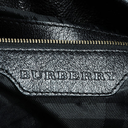 Burberry Grainy Calfskin Lambeth Hobo Black 9 of 11