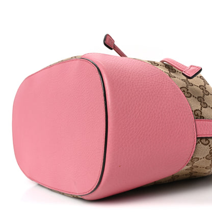 Gucci GG Monogram Calfskin Bucket Bag Pink 10 of 10
