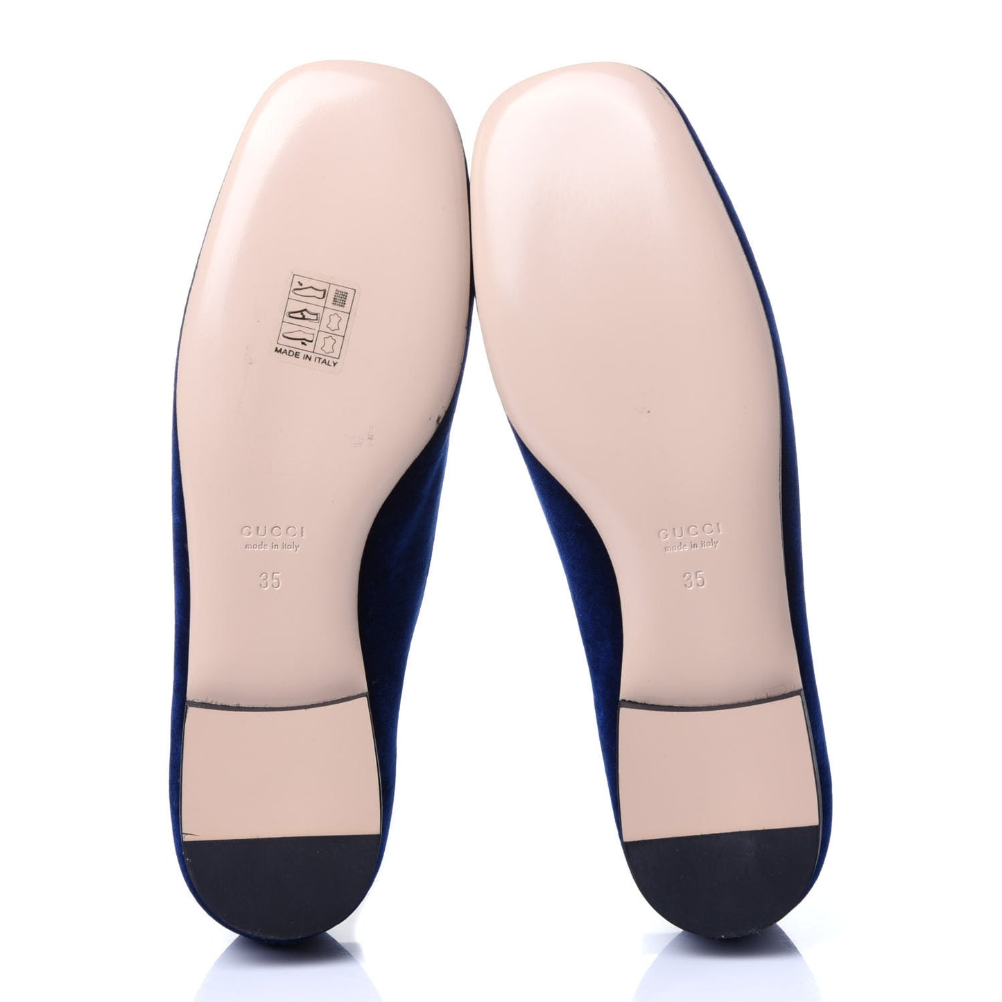 Velvet Crystal Square G Madelyn Loafers 35 Cobalt Blue