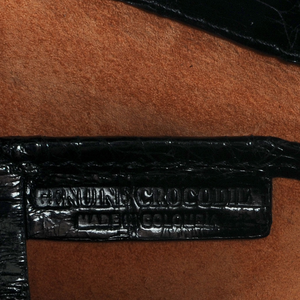 Nancy Gonzalez Crocodile Envelope Clutch Black 7 of 8