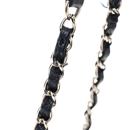 Chanel Caviar Quilted Flap Tote Navy Blue 12 of 12