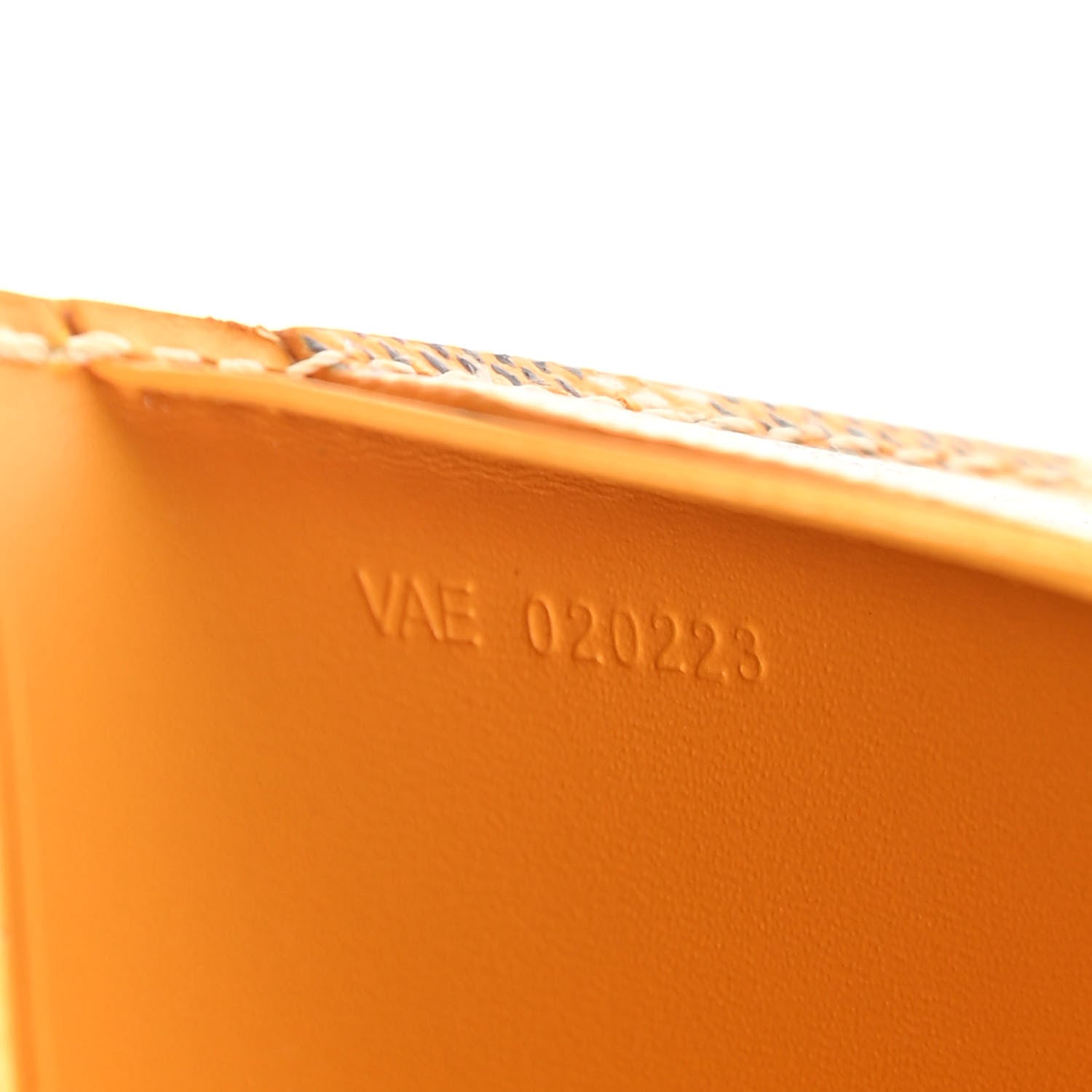 Goyard Goyardine Saint Sulpice Card Holder Yellow 7 of 8