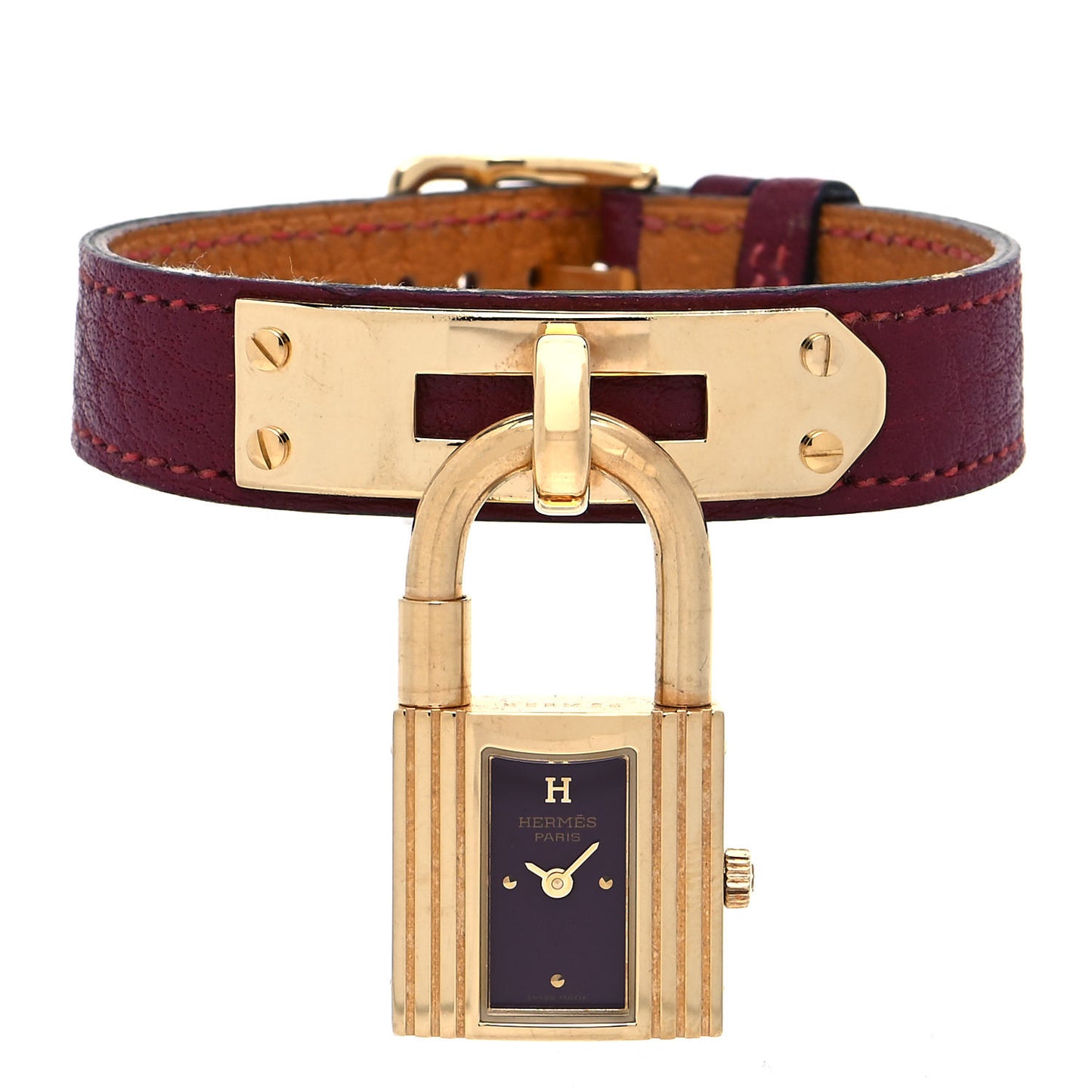 Stainless Steel Clemence 20mm Kelly Cadena Quartz Watch Rouge