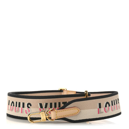 Louis Vuitton Jacquard Speedy Bandouliere 20 Shoulder Strap Black 1 of 3
