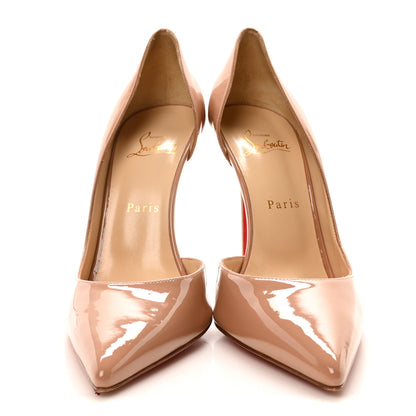 Christian Louboutin Patent Iriza 100 Pumps 40 Nude 3 of 10