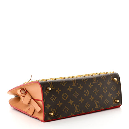 Louis Vuitton Monogram Calf Hair Spikes Iconoclasts Christian Louboutin Tote Red 4 of 13