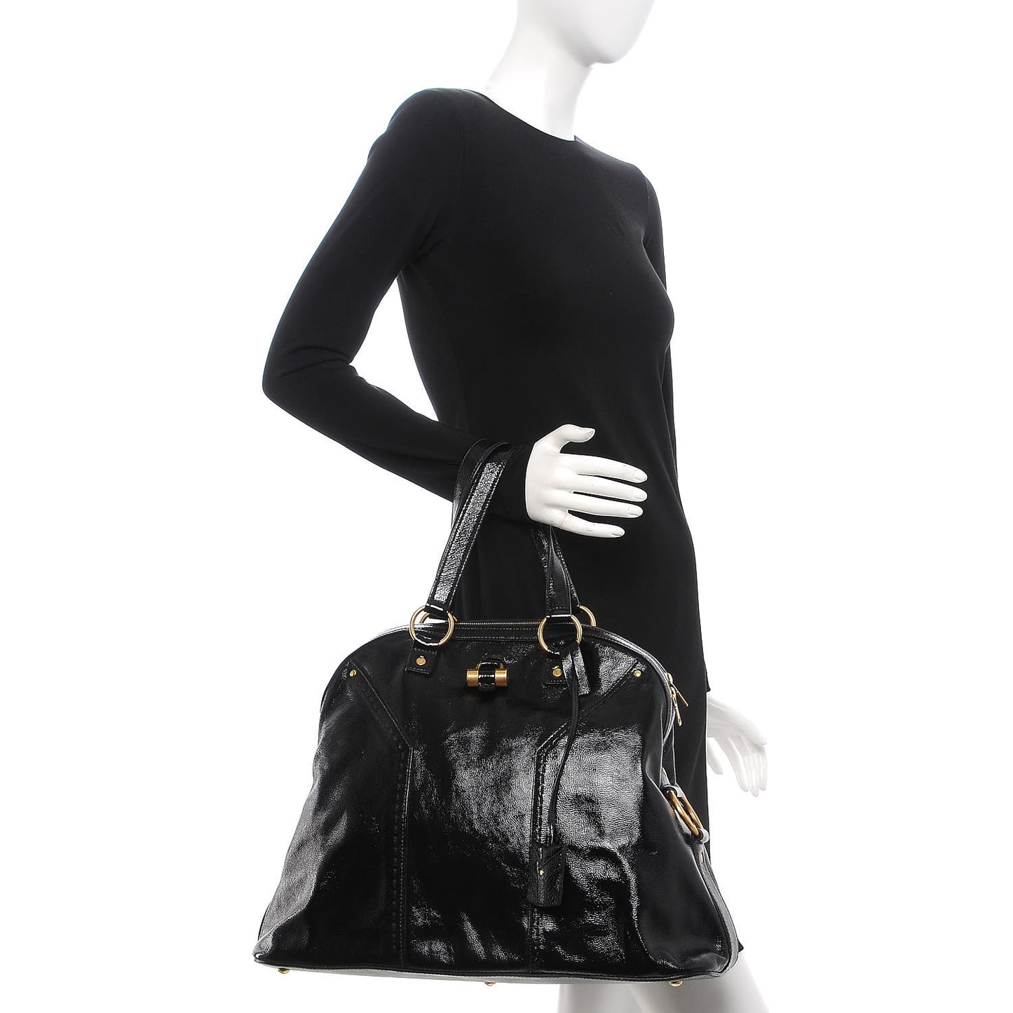 Patent Oversized Muse Black