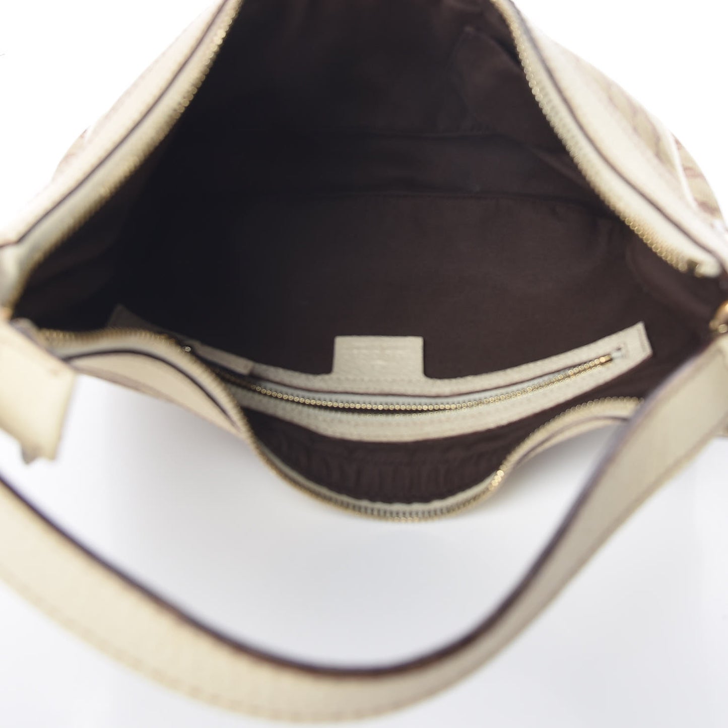 Monogram Small Charmy Hobo Ivory