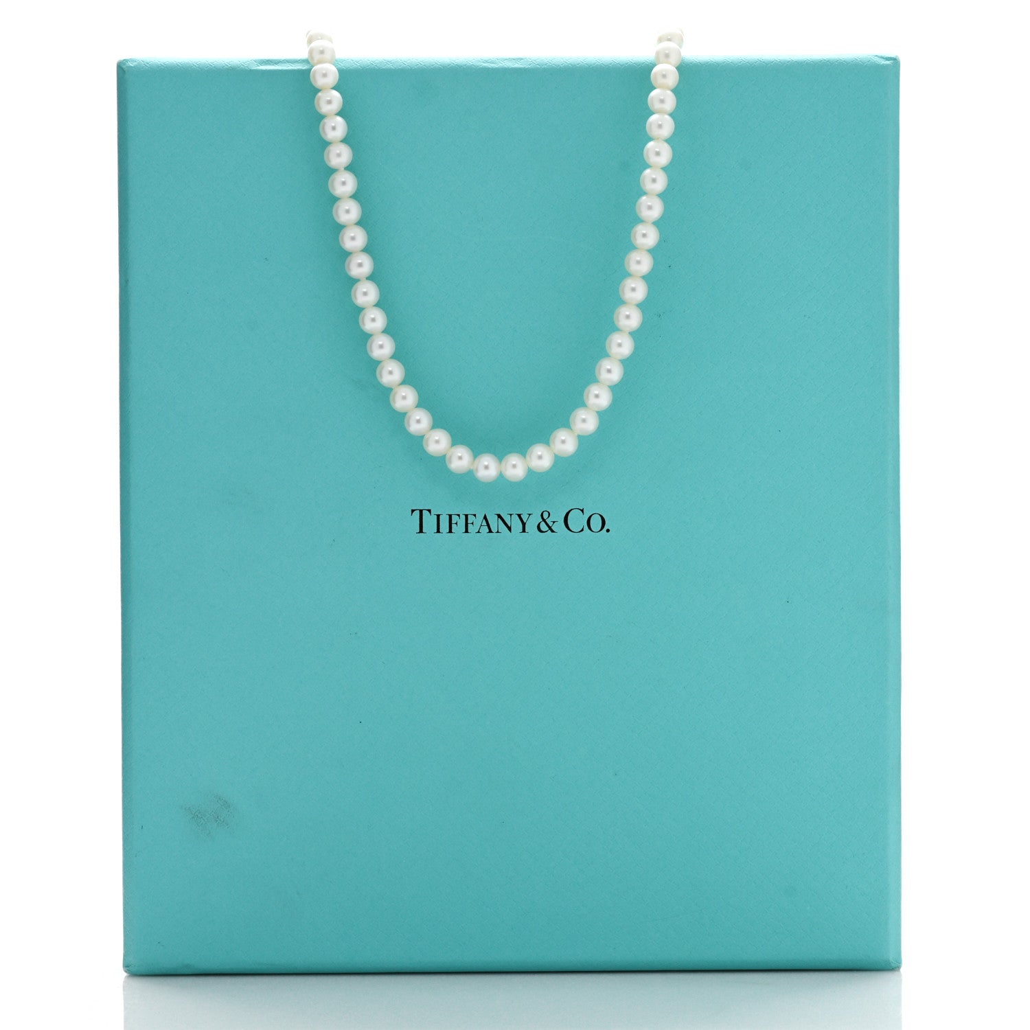 Tiffany Sterling Silver Freshwater Pearl 5-6mm Ziegfeld Necklace 5 of 5