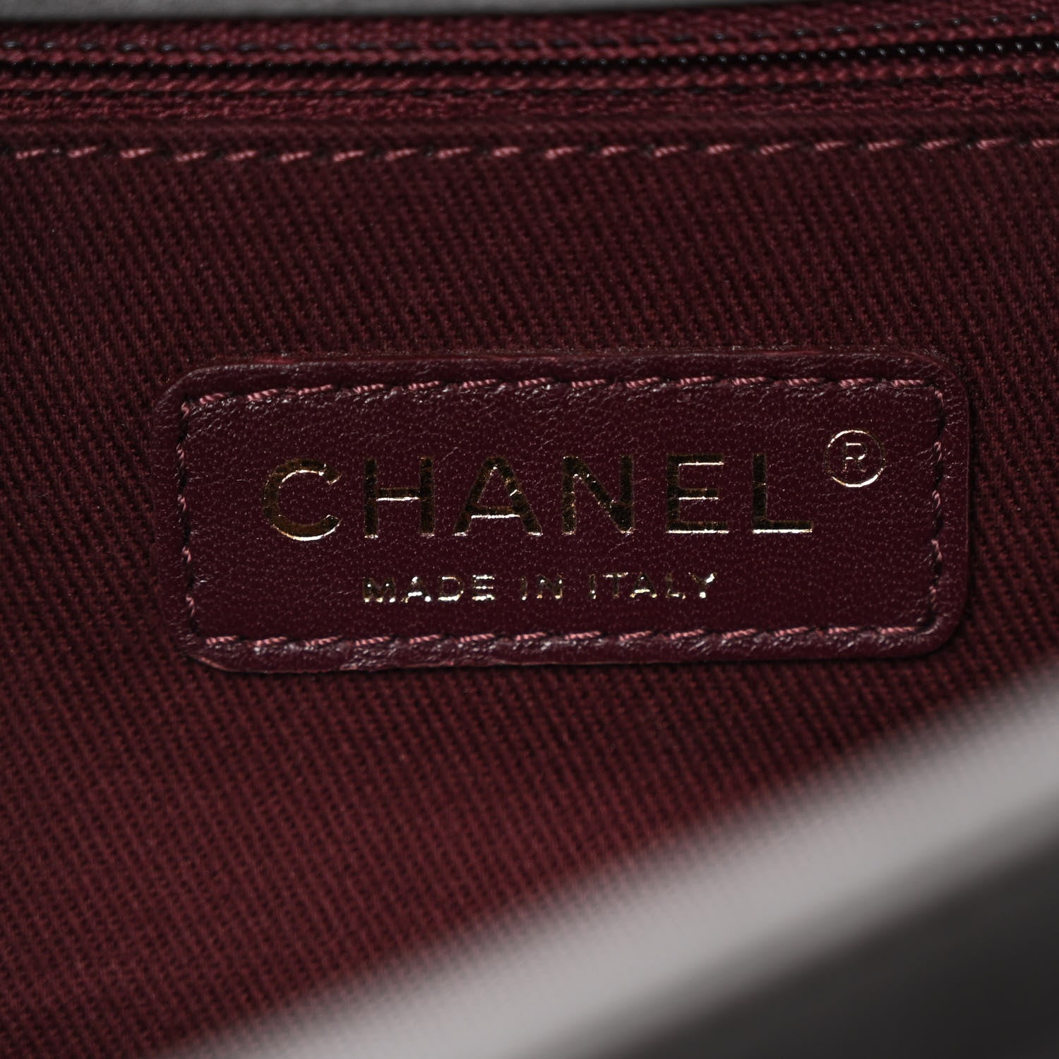 Chanel Glazed Calfskin Quilted Large Perfect Edge Flap Grey 7 of 11