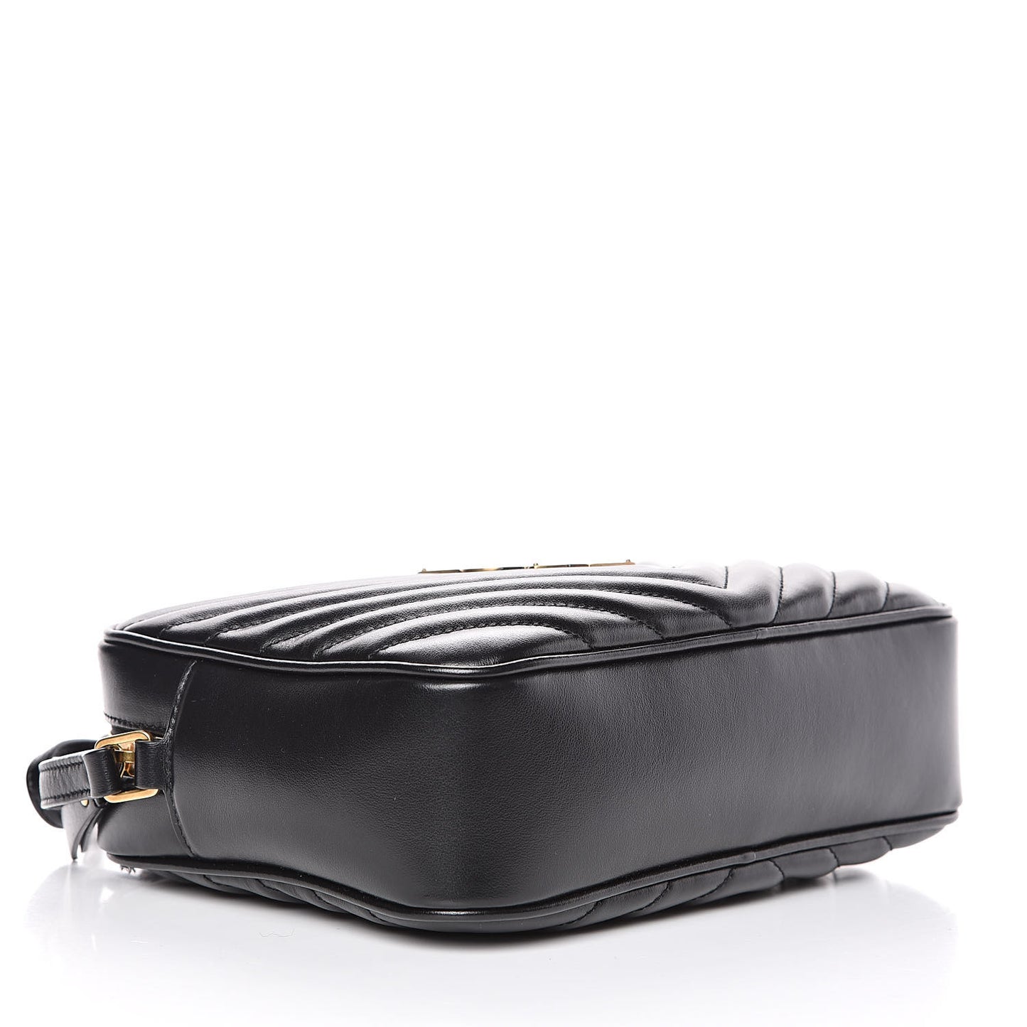 Calfskin Matelasse Monogram Lou Camera Bag Black