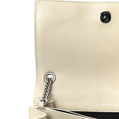 Saint Laurent Calfskin Small Monogram Sunset Crema Soft 15 of 22