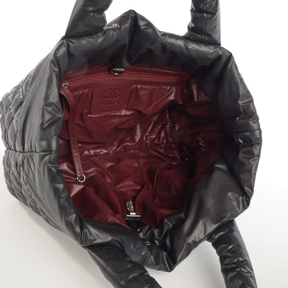 Chanel Nylon Quilted Small Coco Cocoon Tote Black 5 of 7