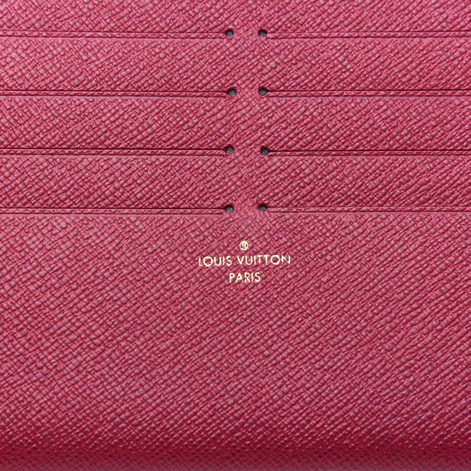 Louis Vuitton Calfskin Felicie Card Holder Insert Fuchsia 7 of 7