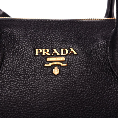 Prada Vitello Phenix Satchel Black 10 of 10