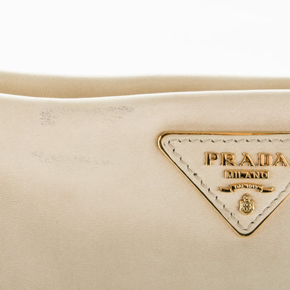 Prada Nappa Martini Zip Clutch Cera 6 of 10
