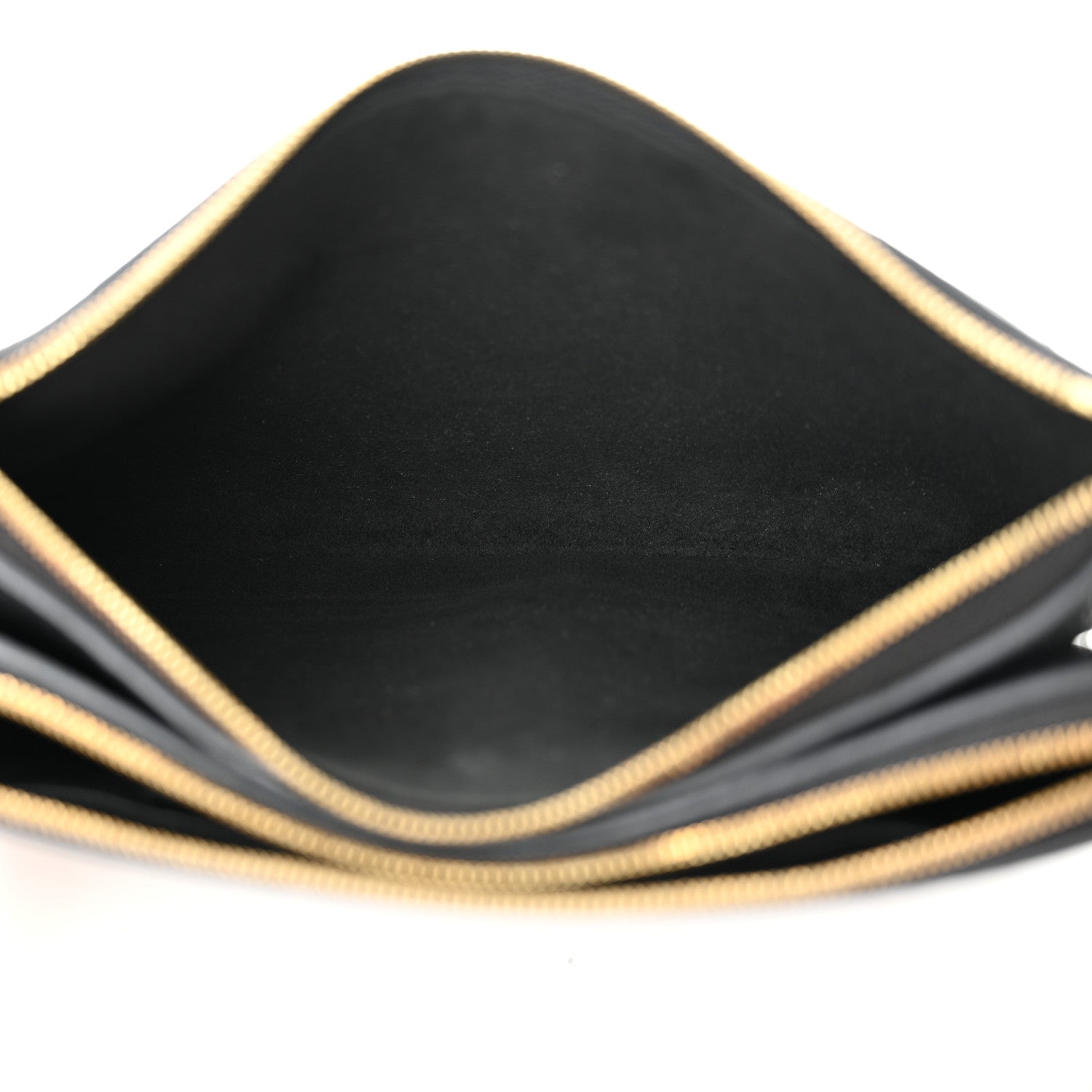 Louis Vuitton Empreinte Double Zip Pochette Black 5 of 12