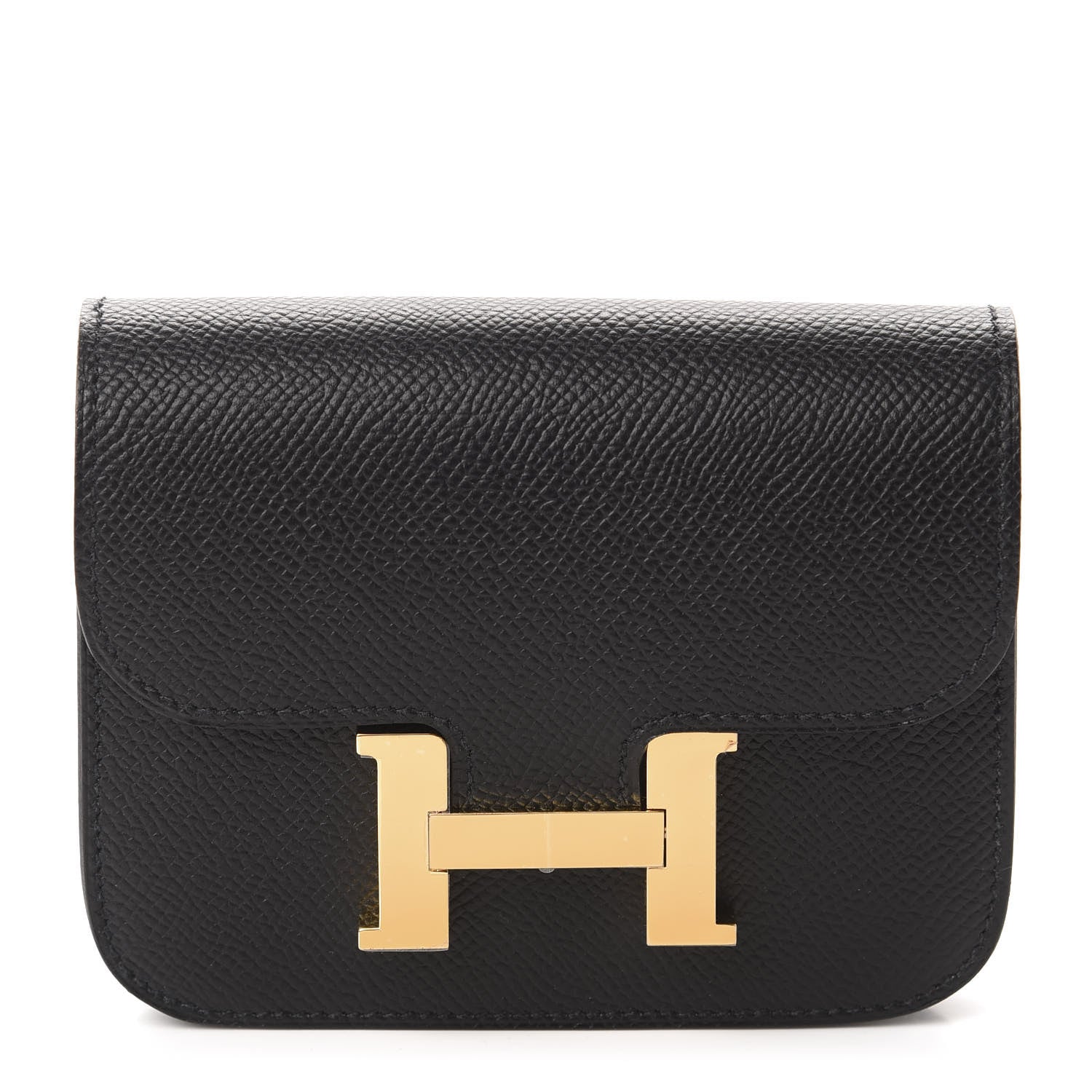 Hermes Epsom Constance Slim Wallet Black 1 of 10