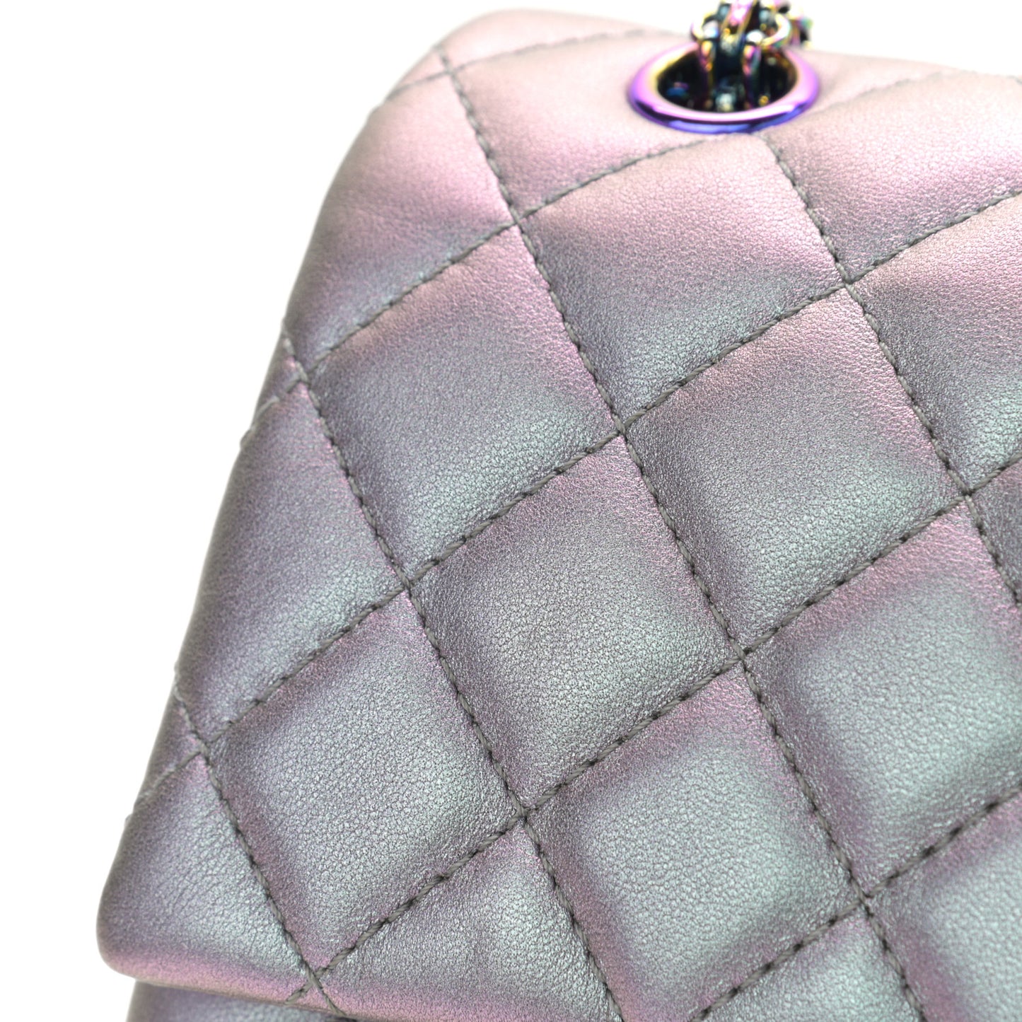 Iridescent Lambskin Quilted 2.55 Reissue 226 Flap Light Purple