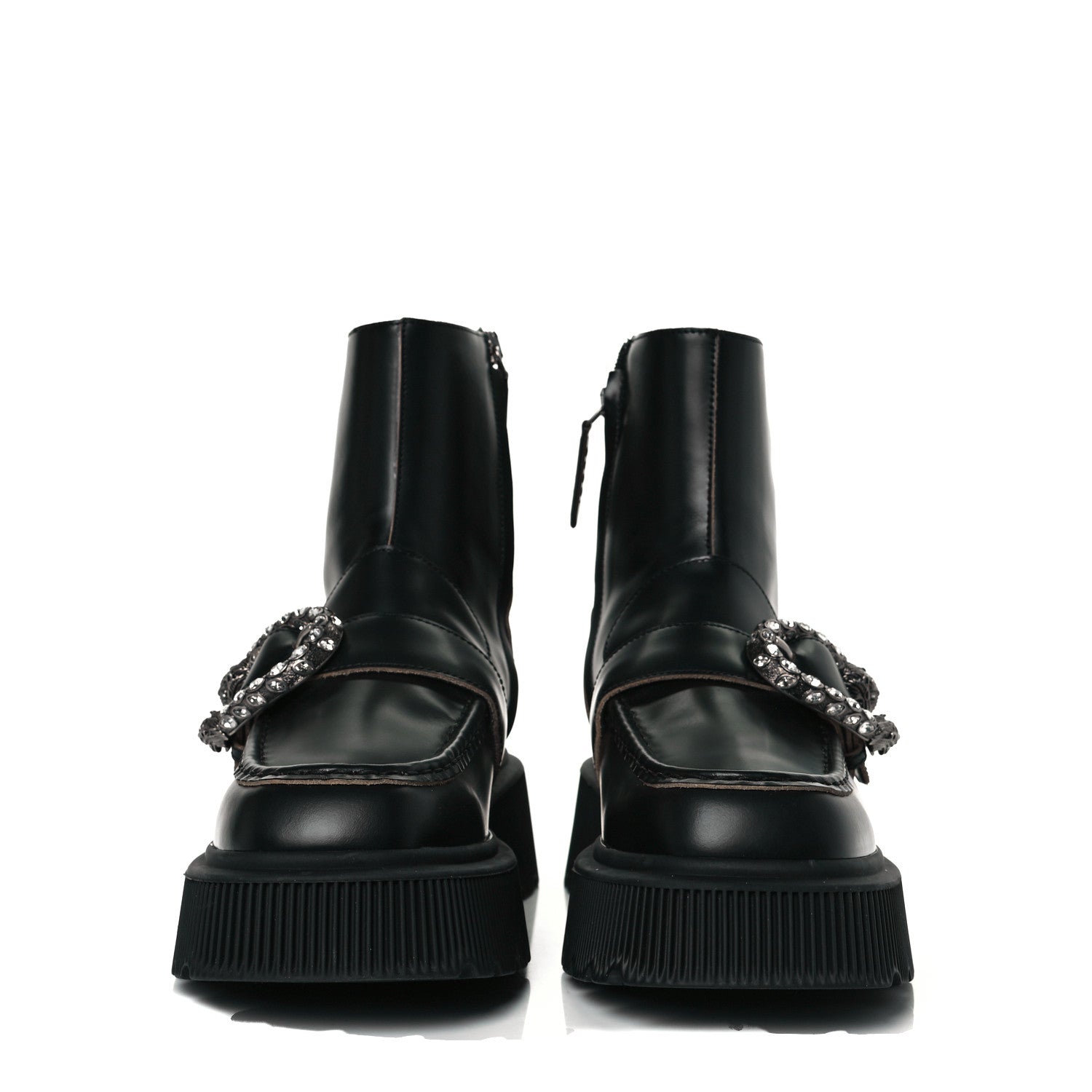 Gucci Cordovan Lux Dionysus Hunder Boots 38.5 Black 3 of 10