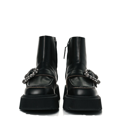 Gucci Cordovan Lux Dionysus Hunder Boots 38.5 Black 3 of 10