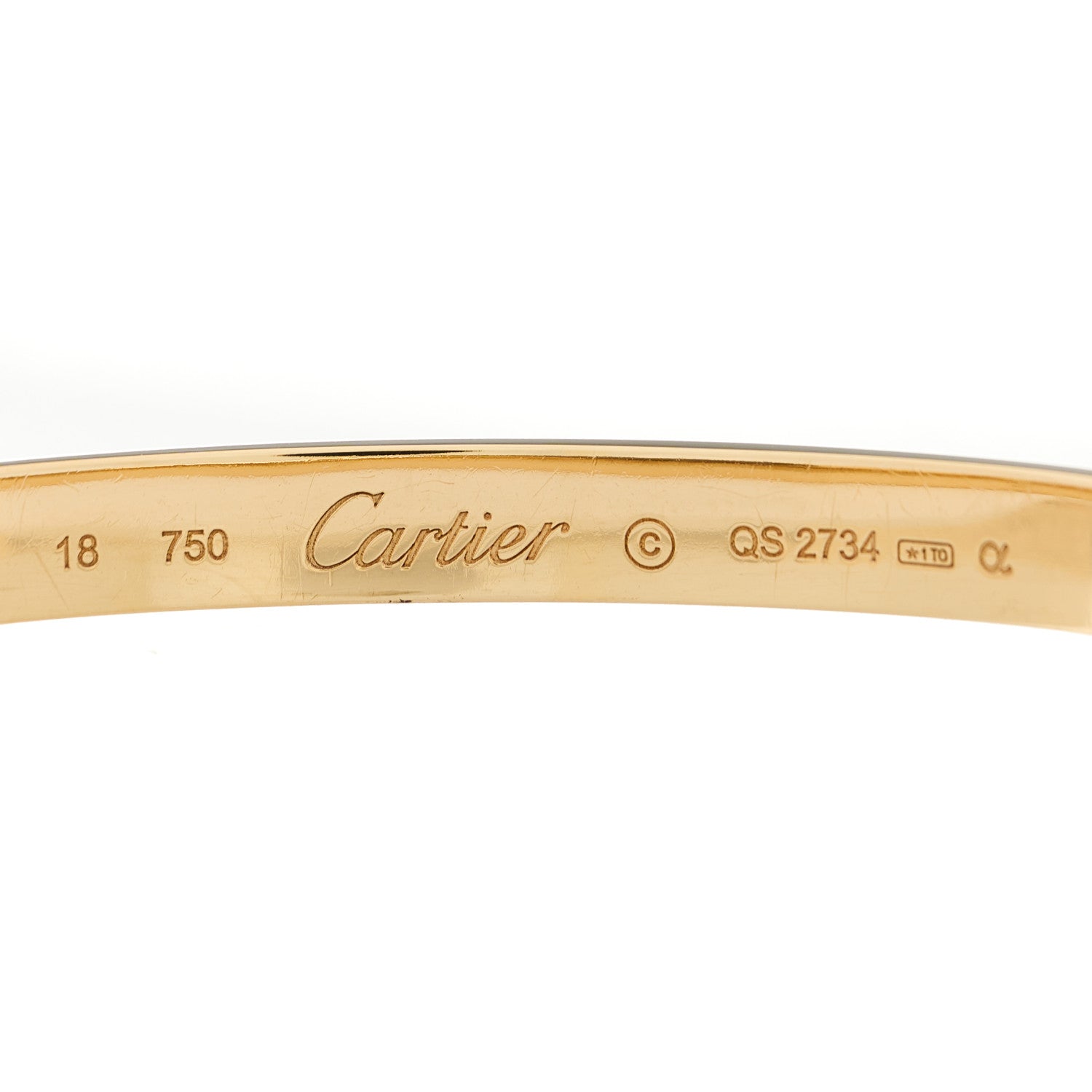 Cartier 18K Yellow Gold LOVE Bracelet 18 3 of 6