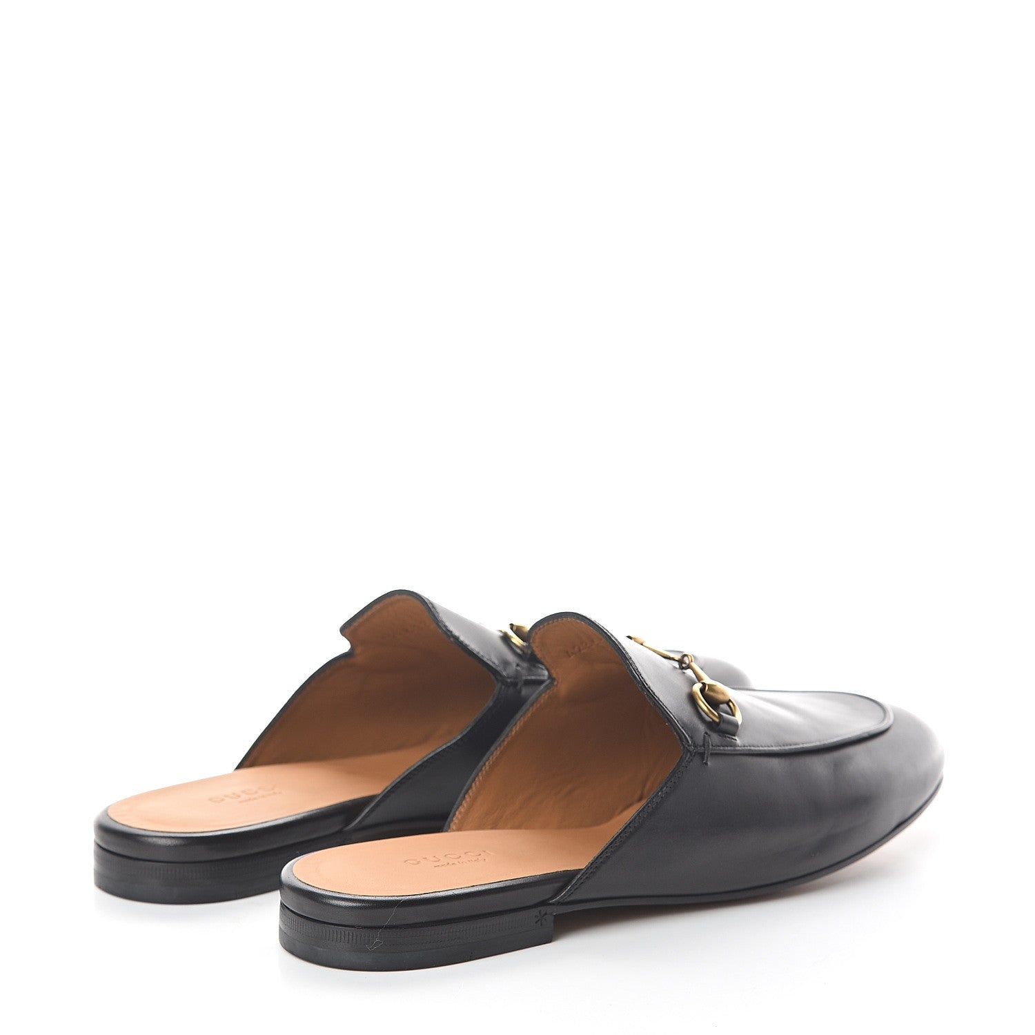 Gucci Calfskin Womens Princetown Slippers 39 Black 4 of 7
