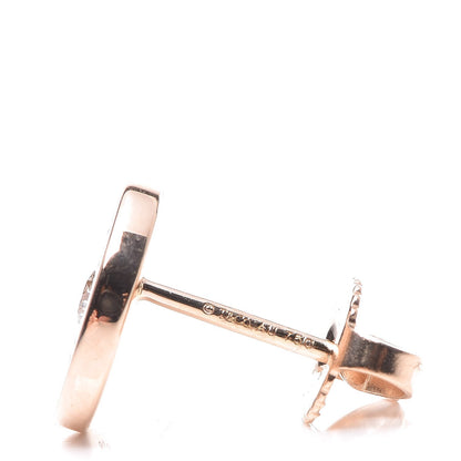 Tiffany 18K Rose Gold Diamond Mini Atlas Earrings 5 of 6
