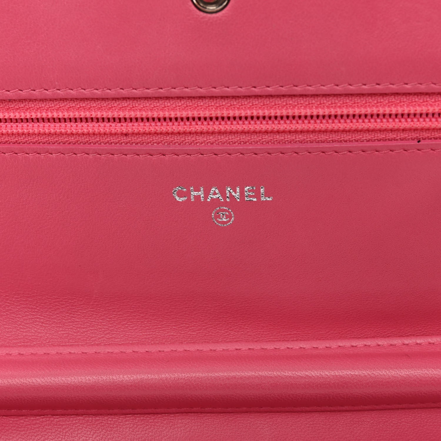 Chanel Lambskin Quilted Boy Wallet On Chain WOC Pink 6 of 14