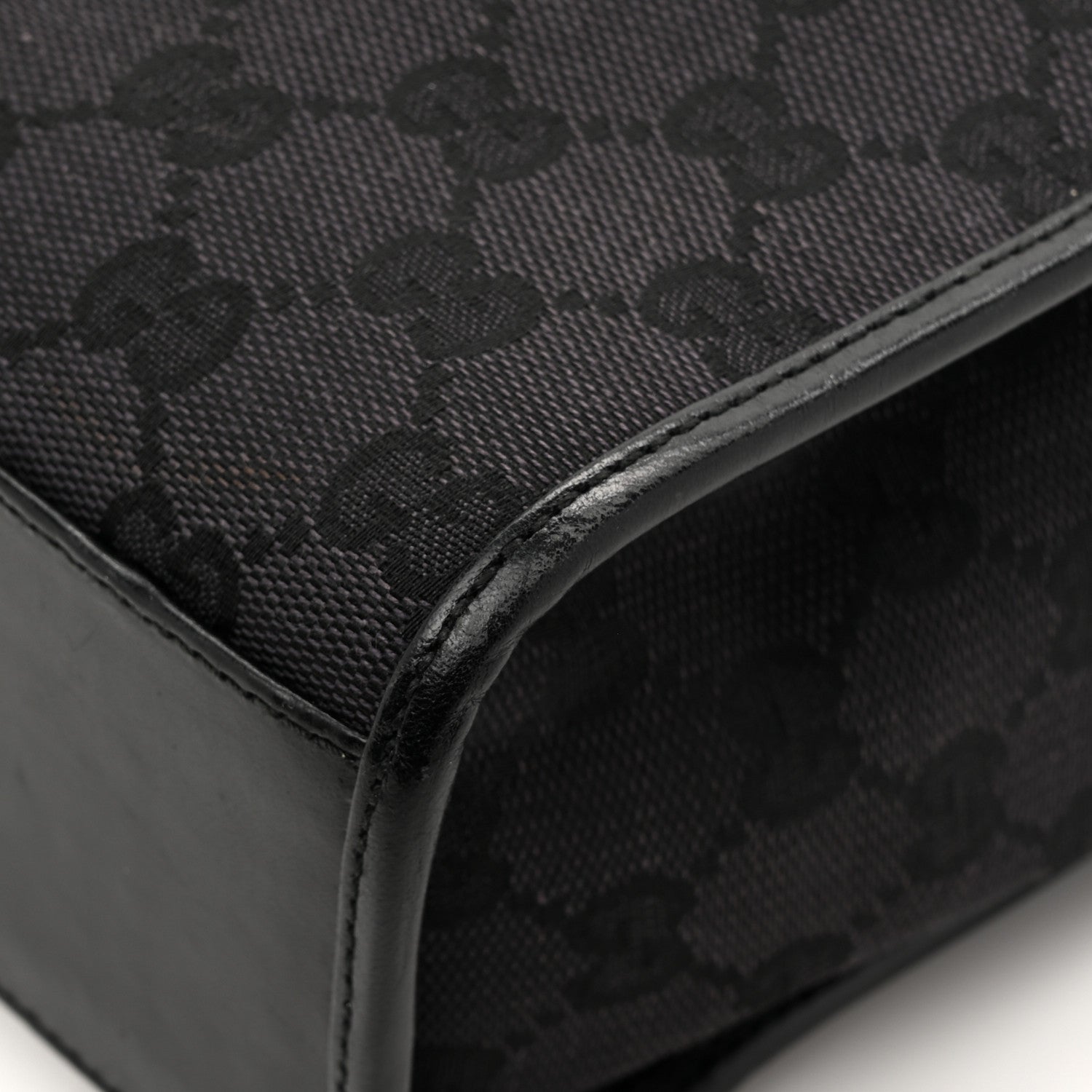 Gucci Monogram Bardot Bag Black Black 14 of 14