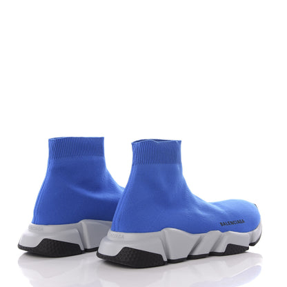 Balenciaga Neoprene Knit Mens Speed Sneakers 41 Bleu 4 of 11