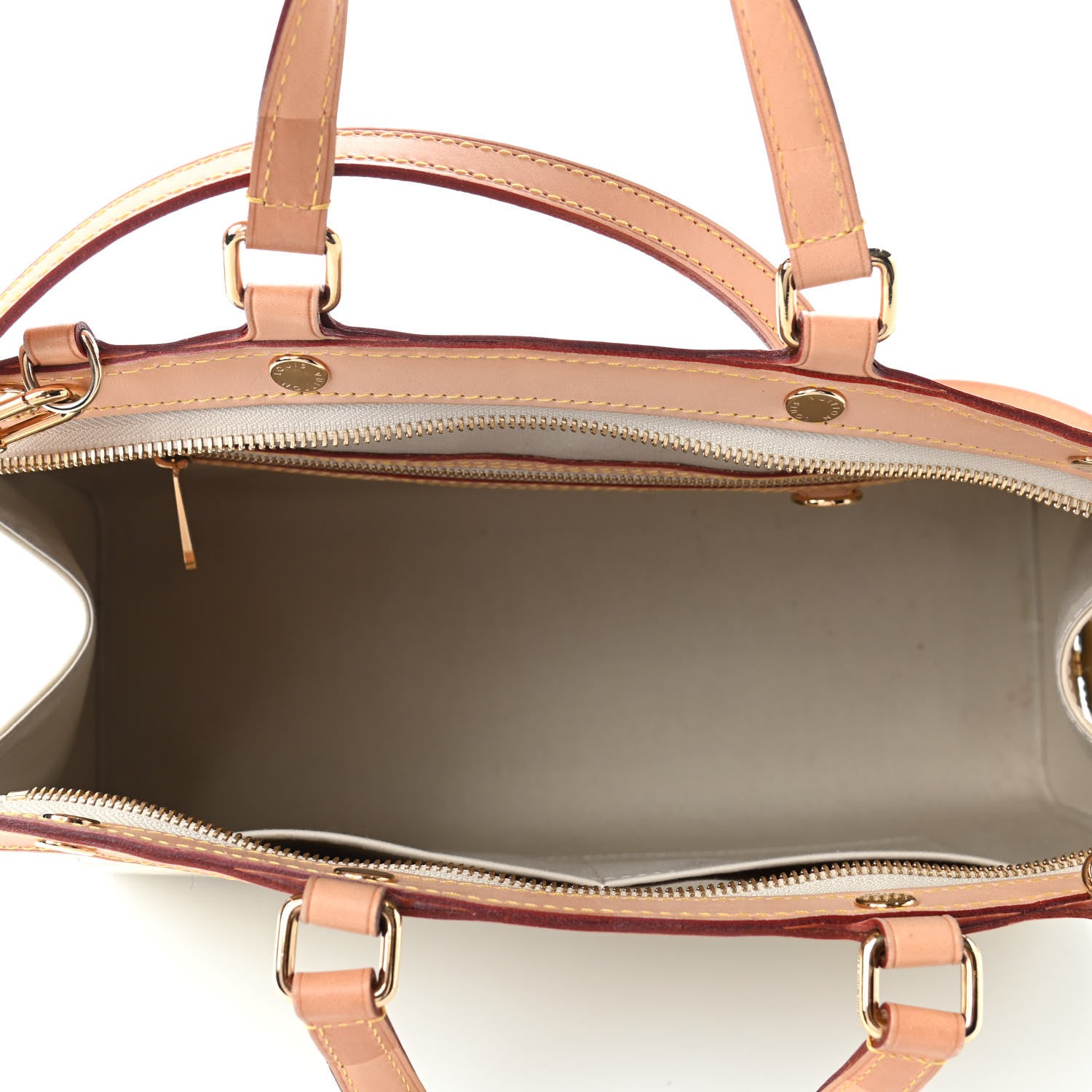 Louis Vuitton Vernis Brea MM Blanc Corail 4 of 5